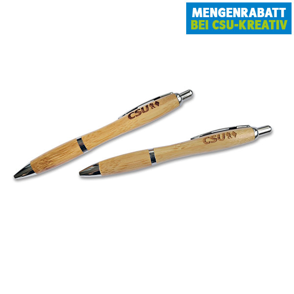 CSU-Kugelschreiber aus Bambus