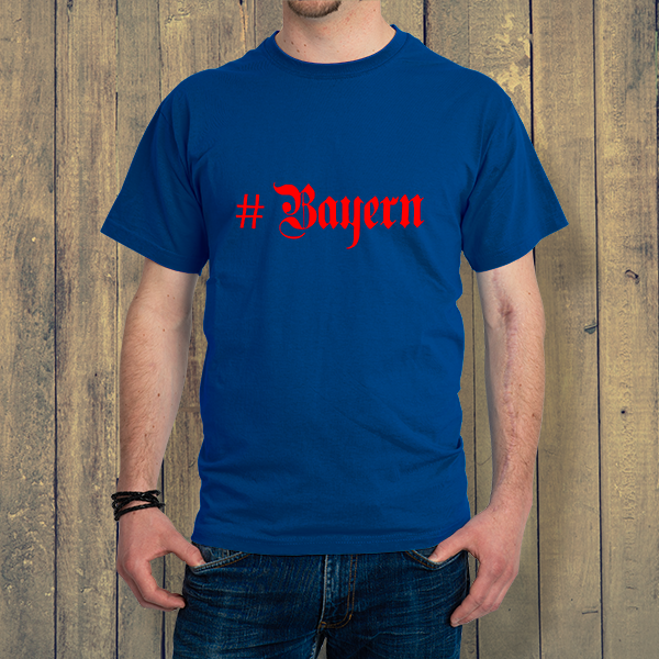 Herren-T-Shirt "#Bayern"