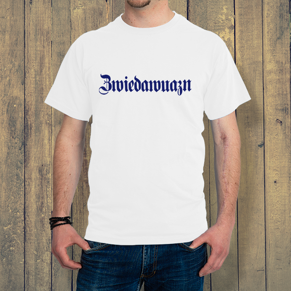 Herren-T-Shirt "Zwiedawuazn"